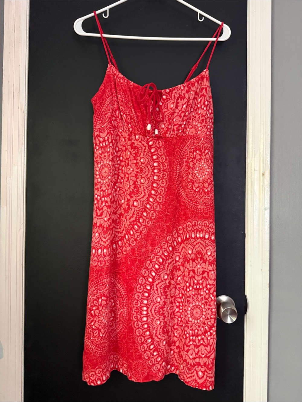 Tommy Bahama Dahlia Medallion Linen Dress in Windflower Size: S